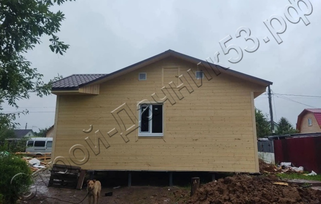4 Каркасный дом Д–52, 9x7.5 м, 67.5 М², Калужская область, Жуковский район, СНТ «Аэлита» (10)